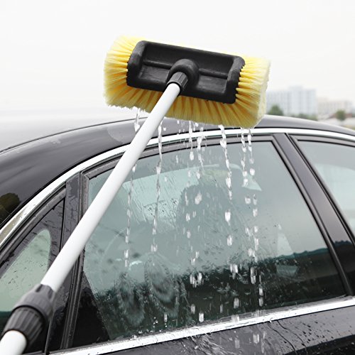 10 In Car Wash Brush Head With Soft Bristles For Auto Rv Truck Boat Camper Exterior Cleaning Yellow Pro Max