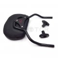 Httmt Mt501-007 S- Glossy Black Detachable Sissy Bar Pad W Backrest Compatible With 2015-2020 Harle Flrt Freewheeler 2016