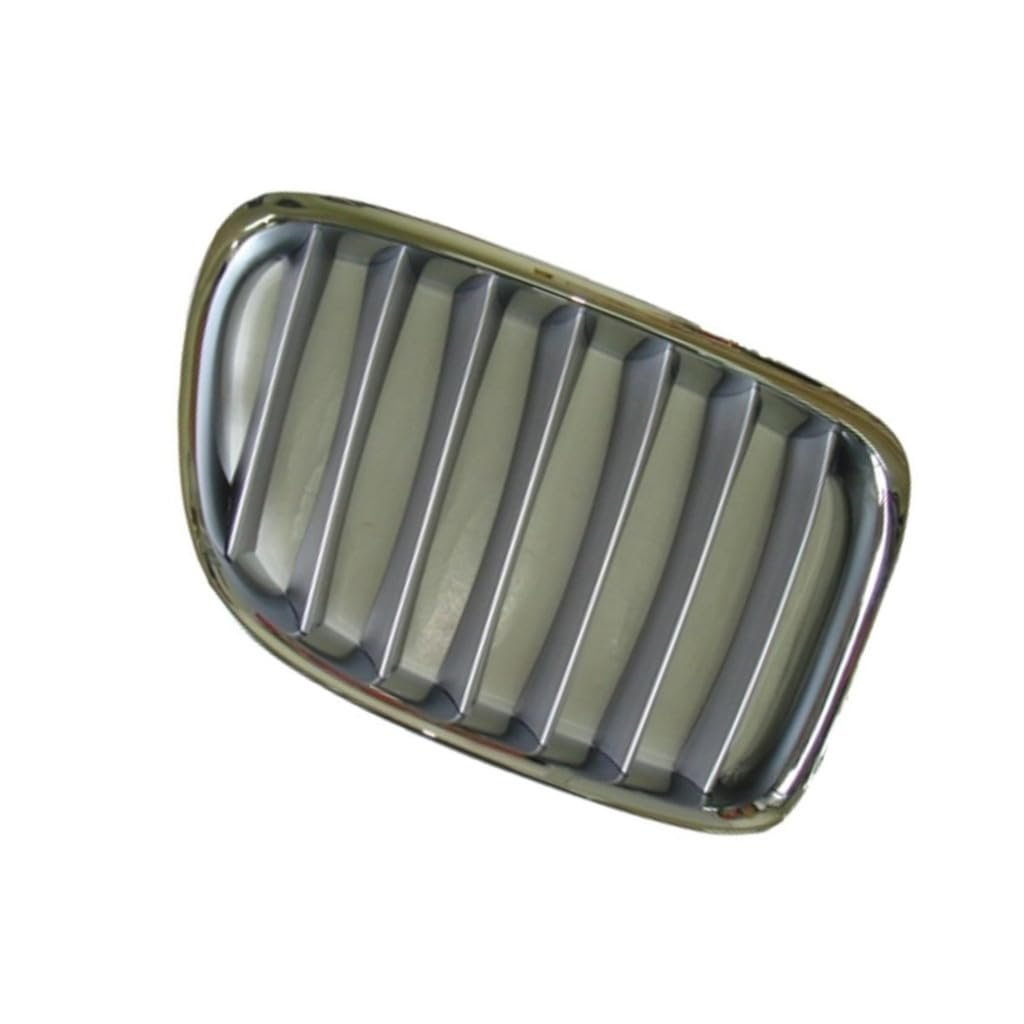 Passenger Side Grille For Bmw X1 2012 2013 2014 2015 Titanium With Chrome Finish And X Line Silver Replaces Bm1200223