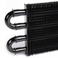 G-plus Black Universal 4 Row An6 Aluminum Radiator Oil Cooler Condenser Remote Transmission Auto-manual Converter
