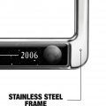 Never Forget Pluto Planet Astronomy Memorial Funny Full Size Standard License Plate Metal Frame