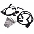 Jeenda Glow Plug Harness Right And Left Side 5c3z-12a690-a 4c2z-12a690-ab 4c2z-12a690-ba With 8 Pcs Plugs 4c3z-12a342-aa For 