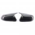 Lexley Carbon Fiber Door Mirror Covers Horn Style Rearview Side Cover Cap For Ford 2015-2024 Mustang Gt Gt Premium Ecoboost V6