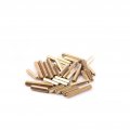 Khgwero 40pcs Hex Female To M2 5 M3 M4 Brass Standoffs Spacers Hexagonal Stud Hollow Pillars Color 17mm Size  