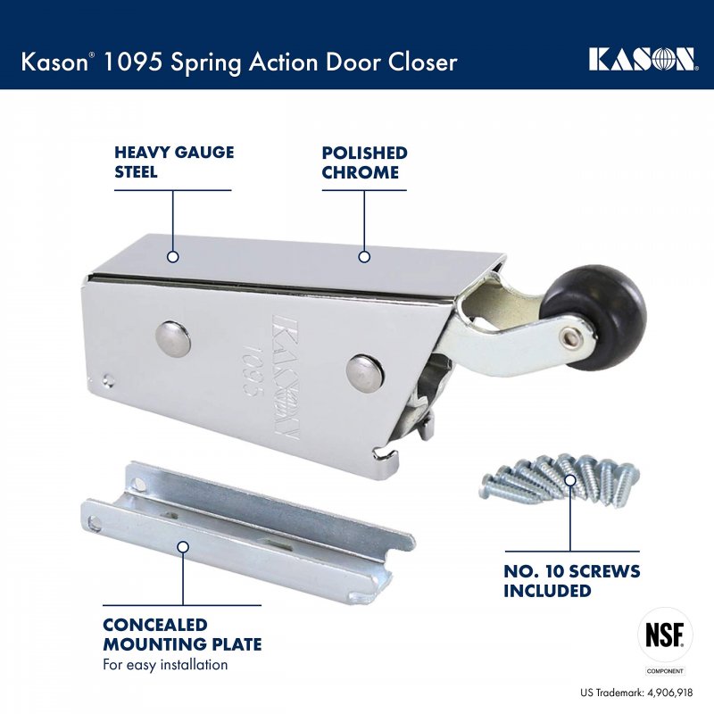 Kason 1095 Spring Action Door Closer 11095000013