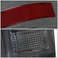 Auto Dynasty 2pcs Red 3d Led Bar Rear Tail Lights Brake Lamps Compatible With Dodge Ram 1500 2500 3500 09-17 Driver And