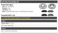 Front Semi Metallic Brake Pads And Rotor Kit Compatible With 2015-2017 Ford Transit-350 Up To 5 24 2017 Vehicle Production