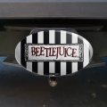 Beetlejuice Animated Series Logo Oval Tow Hitch Cover Trailer Plug Insert 2