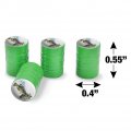 Crappie Fishing 7 Valve Stem Caps For Tire Rim Wheel Aluminum Green