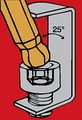 Bondhus 16714 Tagged And Barcoded Long Arm Stubby Ball End Tip Hex Key L-wrench With Briteguard Finish 3 8 
