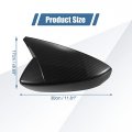 X Autohaux 1 Pair Abs Plastic Carbon Fiber Pattern Black Car Door Guard Side Rearview Mirror Cover Trim For Mazda 3 2020 2021