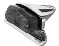 Emgo Lucas Style Taillight With Chrome Bracket Clear Lens 62-21510 