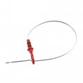 X Autohaux Car Engine Oil Dipstick For Volvo Xc90 2 5l L5 2003-2006 Level Trans Dip Plastic Stainless Steel Silver Tone Red