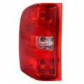 Hecasa Lh Tail Light Compatible With 2007-2014 Chevy Chevrolet Silverado Gmc Sierra 1500 2500 Hd 3500 Halogen Brake Lamp