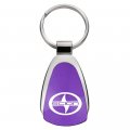 Au-tomotive Gold Teardrop Key Chain For Toyota Scion Purple