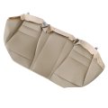 Rear Bench Side Bottom Leather Seat Cover Tan For Honda Accord 2005 2006 2007 2008 2009 2010 2011 2012 