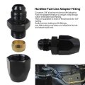 2pcs 2024 Upgraded 3 8 Tube To 6an Male Hardline Fuel Line Adapter Fitting