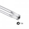 Uxcell T30 Anti Tamper Proof Torx Star Key Bit Wrench L-shape 6 3-inch Long Arm Cr-v Steel 2 Pcs