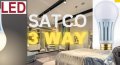 Satco S11492 10 22 34 Watt Ps25 Led Three-way Lamp E39d Mogul Base 4000k White Finish 120 Volt For Commercial And Residential