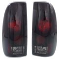 Ford 250 F 350 Super Duty Tail Light Assembly 1999 2007 Pair Black Interior Smoke Lens Styleside Halogen Direct Fit Driver And 