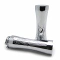 Hongk- Motorcycle Flame Style 1 Hand Grips Compatible With Sport Tour Glide Fxrt Chrome B01bn0nmf0
