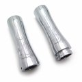 Hongk- Motorcycle Flame Style 1 Hand Grips Compatible With Sport Tour Glide Fxrt Chrome B01bn0nmf0