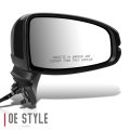 Ho1321332 Factory Style Passenger Right Side Mirror Manual Folding Power Adjust Compatible With Honda Fit 15-20 Paint To Match