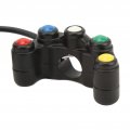Yuecoom Universal 5 In 1 Motorcycle Switch Control Handlebars Set Electric Tricycle Color Horn Headlight Handlebar Accessories