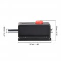 Uxcell Door Bolt Lock 2-inch Abs Sliding Flush Barrel Latch With Switch Button 8 Pcs Black