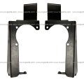 Mounting Bracket Metal Black For Fog Lamp Driver And Passenger Side Fit 2007-2017 Freightliner Cascadia