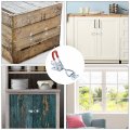 Uxcell 8 Pack Adjustable Toggle Clamp Metal Pull Latch 4001 Style Quick Release For Cabinet Box Trunk Case Red Not Included