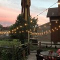 Outdoor String Lights A 50ft Connectable Patio With 52 G40 Led Plastic Bulbs 2 Spare Outside Vintage Hanging For Backyard 