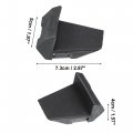 Uxcell 4pcs Tire Changer Tool Accessories Plastic Insert Changers Clamp Covers Protectors Short Style Black