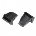 Uxcell 4pcs Tire Changer Tool Accessories Plastic Insert Changers Clamp Covers Protectors Short Style Black