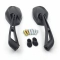 Httmt Mt432- Motorcycle Black Rearview Mirrors 8mm 10mm Compatible With Standard Metric Screws 7 8 Handlebar Suzuki B-king