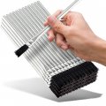 48 Pack Horsehair Acid Flux Brushes 3 8 In Disposable Glue For Woodworking Epoxy Resin Soldering Crafting Home And Shop Use 