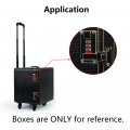 Sagasave 2pcs Luggage Combination Lock Tool Box Hasp Briefcases Suitcase 3 Digit Bronze