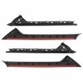Kuafu Windshield A-pillar Trim 4pcs Compatible With 2011-2019 Ford Explorer Replacement For Bb5z7803144aa Bb5z7803137aa Outer