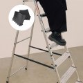 Veemoon Folding Stool Non- Ladder Pad 2pcs Tough Extension Feet Rubber Pads Cover Horizontal Stair- Style Cap Shoe Kit Foot