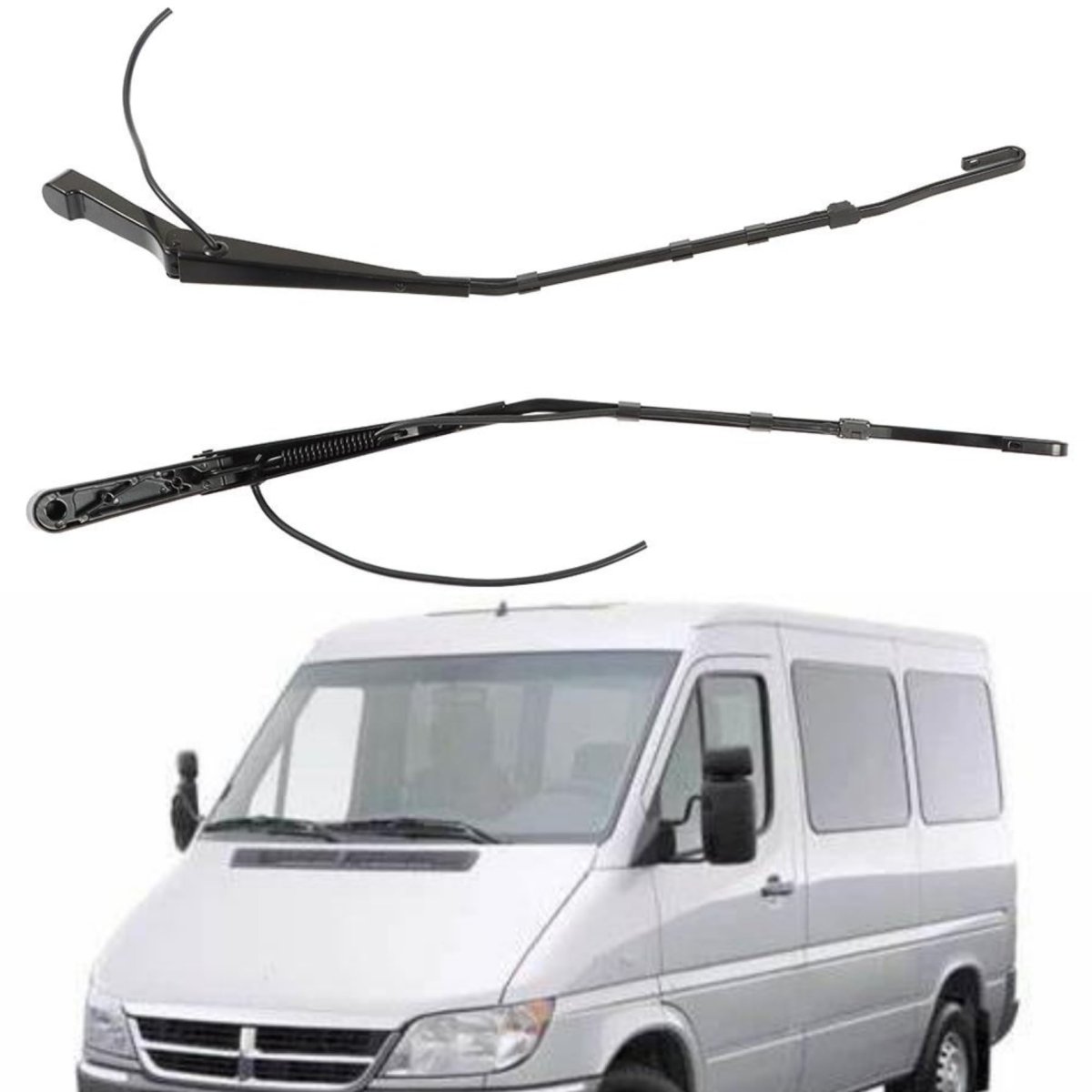 Front Left And Right Windshield Wiper Arm For Sprinter 2500 3500 2004 2005 2006 Replacement 9018200044 9018200144
