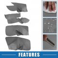 A Absopro Car Front Rear Door Panel Armrest Cover Interior Trims For Vw Golf 2005-2010 Gray Set Of 4