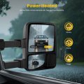 Pickup Towing Mirror Rh Forord 250 350 F 450 F 550 Super Duty 2008 2016 Power Adjusted Heated With Turn Signal Black Manual