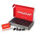 Circuit Performance Star Spline Drive Lug Nuts Hyper Black 12x1 25 20 Piece Set
