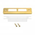 Uxcell Door Strike Plate 134mm X 40mm 201 Stainless Steel Latch Deadbolt For Frame Jamb Gold