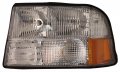 Gmc Sonoma 98-04 Left Side Lh Headlight Headlamp W O Fog New Lens Housing 