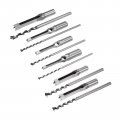 Uxcell 6pcs Square Hole Drill Bit For Wood 1 2 4 3 8 5 8 16 9 Hollow Chisel Mortiser Auger Spur Cutter Tool Woodworking