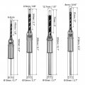 Uxcell 6pcs Square Hole Drill Bit For Wood 1 2 4 3 8 5 8 16 9 Hollow Chisel Mortiser Auger Spur Cutter Tool Woodworking