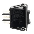 Recpro Rv Single Pole Double Throw Momentary Switch On Off Spdt Black
