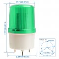 Baomain Revolving Warning Light With Buzzer 3w Lte-5106j Led Green Indicator Rotating Signal Lamp Ip55 Green Dc24v