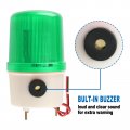 Baomain Revolving Warning Light With Buzzer 3w Lte-5106j Led Green Indicator Rotating Signal Lamp Ip55 Green Dc24v